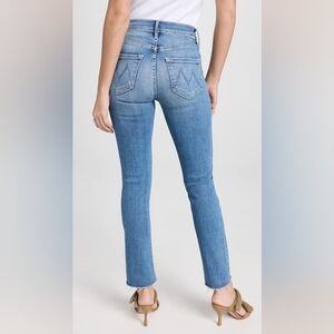MOTHER - The Mid-Rise Dazzler Ankle Fray Jeans, Size 28